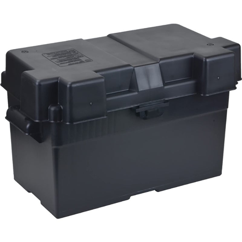 DB Electrical صندوق بطارية بلاستيكي مع غطاء مهوى DB Electrical 620-01104 متوافق مع بطاريات المجموعة 24، 27، 31 بديل لـ Universal 120173-001 - Image 2